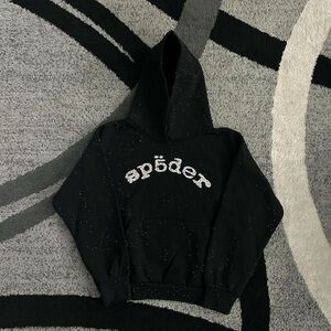 Black Hoodie with White Logo